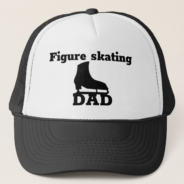 Patinage artistique Papa casquette - Patinage noir (Devant)