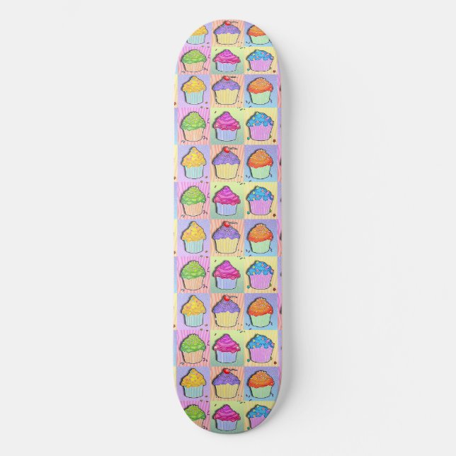 Patinage Baker's Dozen of Cupcakes Skateboard (Recto)