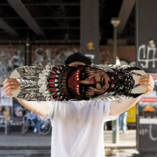 Patinage en chef indien Planche de skateboard
