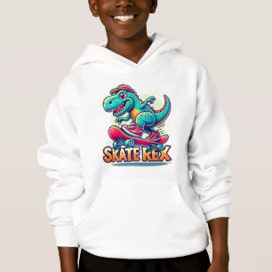Patinage Rex - Cool Dinosaur Sweat - shirt à capuc