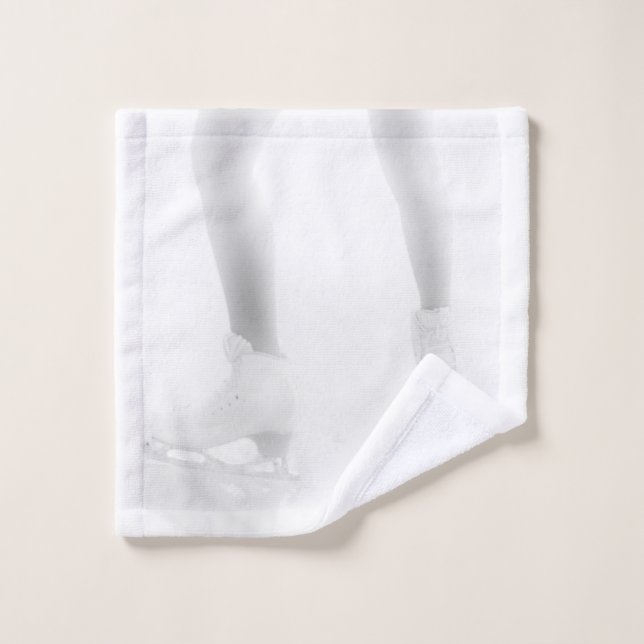 Patinage sur glace (Gant de toilette)