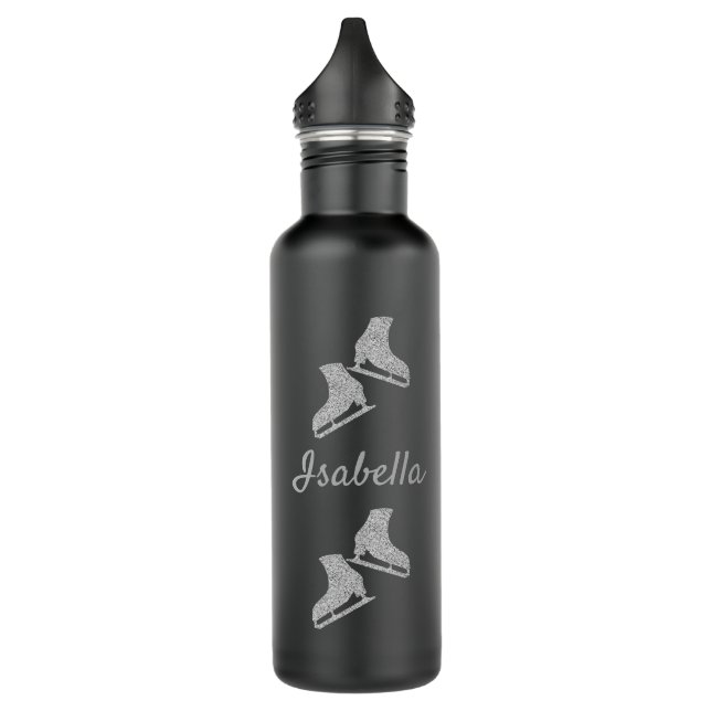 Patinage sur glace bouteille d'eau figure patins a (Gauche)