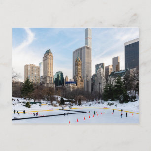 Patinage sur glace Carte postale NYC