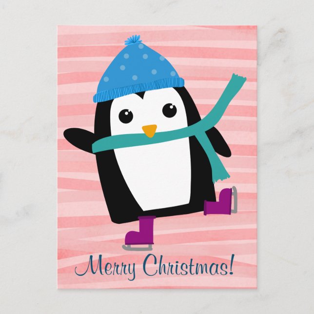 Patinage sur glace, cartes postales (Devant)
