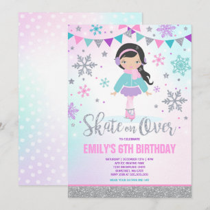 Patinage sur glace Invitation Patinage sur glace S