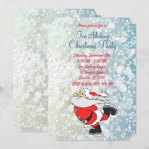 Patinage sur glace pour enfants Invitation de la f