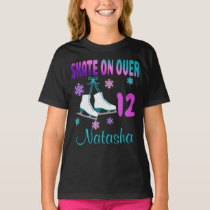 Patinage sur glace sur plus Anniversaire T-shirt f