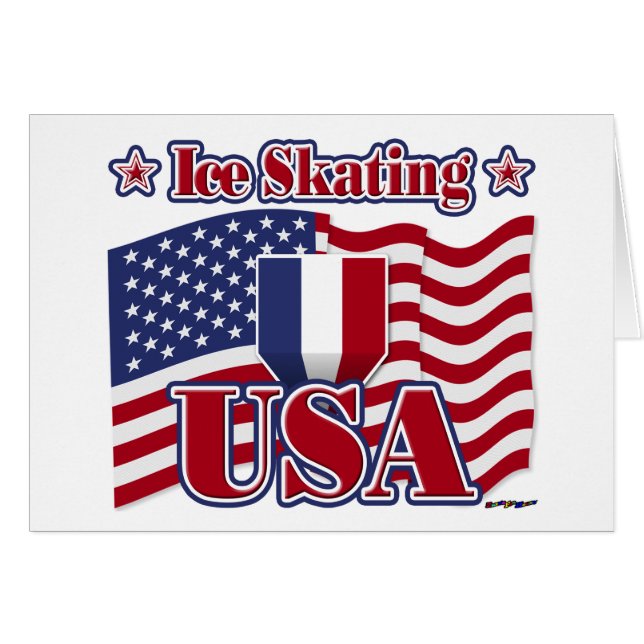 Patinage sur glace USA (Devant horizontal)