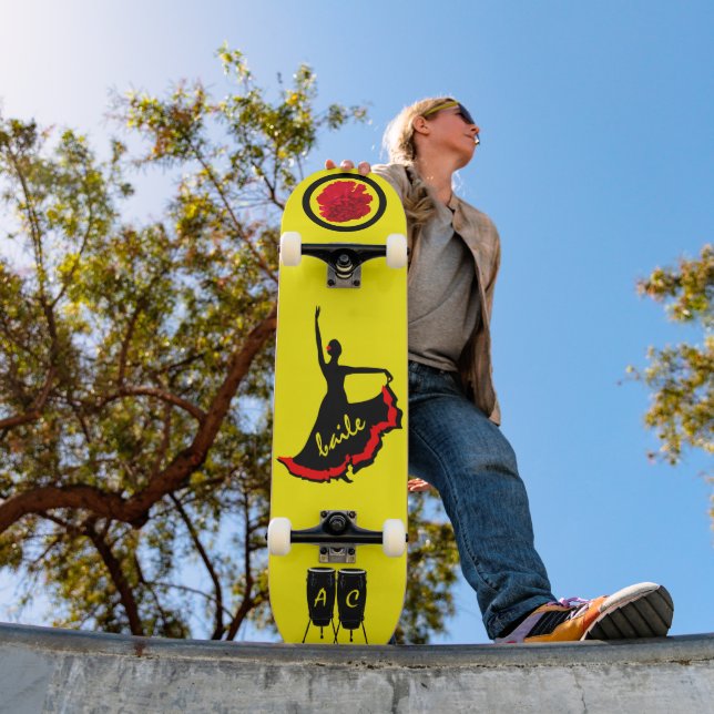 Patineta espagnole monographie "Baile" Skateboard (Extérieur 1)