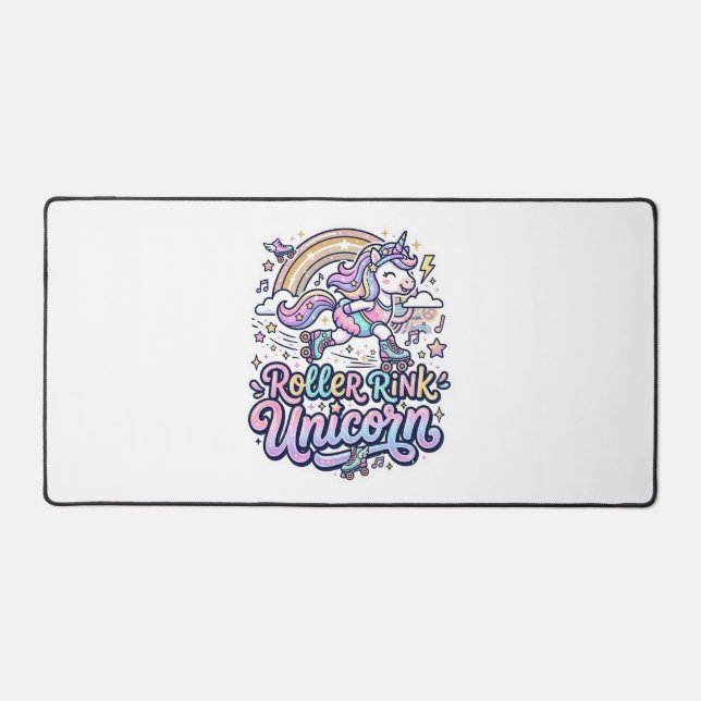 Patinoire Licorne Autocollant Vectoriel Premium Li (Recto)