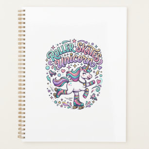 Patins à roulettes Licorne Graphisme de style rétr