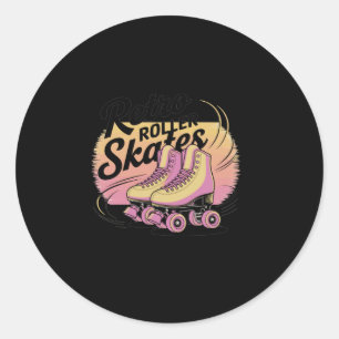 Patins à roulettes Rétro - Autocollant Vibes 80s4 