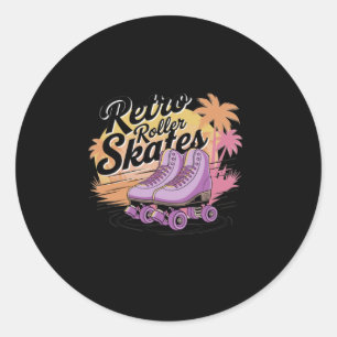 Patins à roulettes Rétro - Autocollant Vibes 80s8 