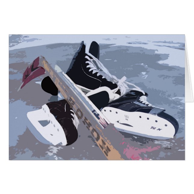 Patins de hockey sur glace (Devant horizontal)