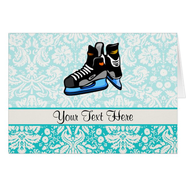 Patins d'hockey ; Damassé (Devant horizontal)