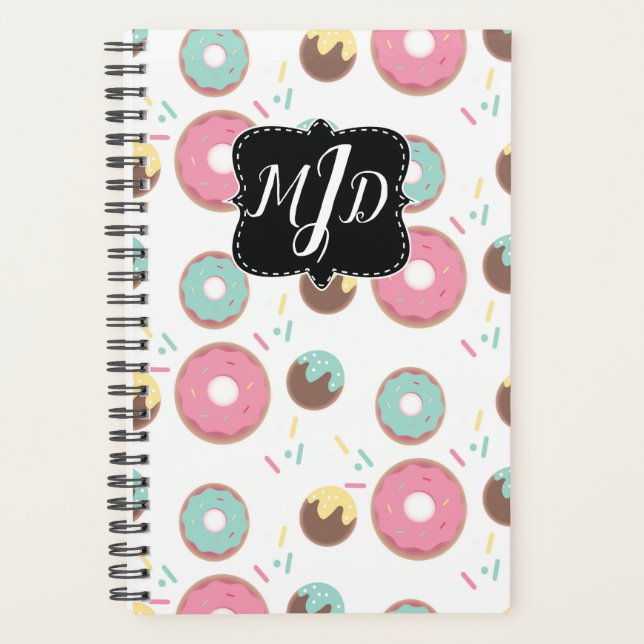 Pâtisserie Monogramme Donut Glaçage Donut (Devant)