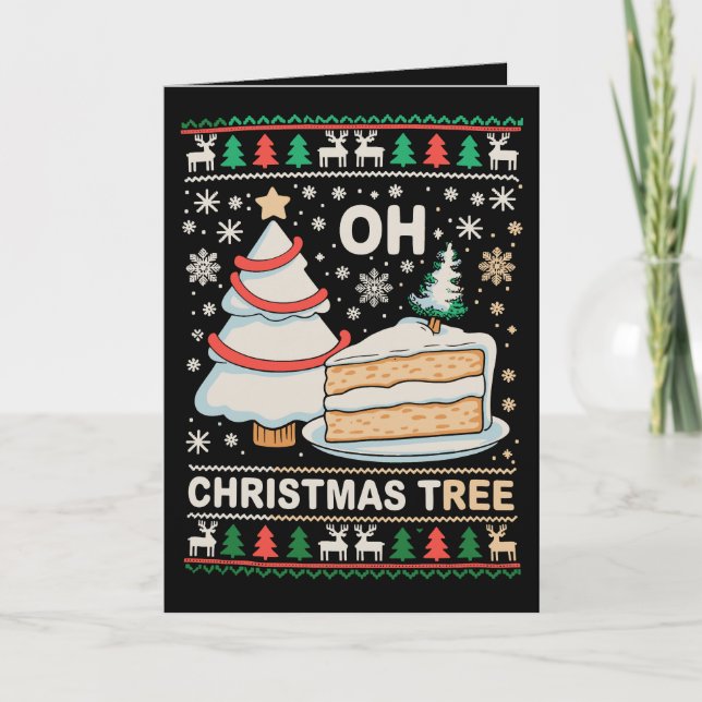Pâtisseries de sapin de Noël Moche Noël de vacance (Devant)