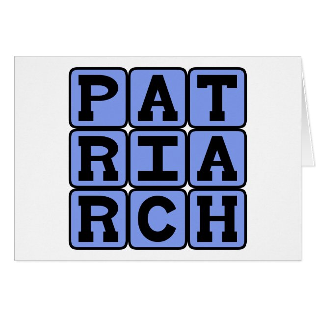 Patriarche, père de famille (Devant horizontal)