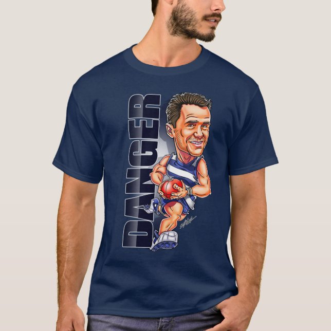 Patrick Dangerfield T-Shirt - AFL - Geelong Cats (Devant)