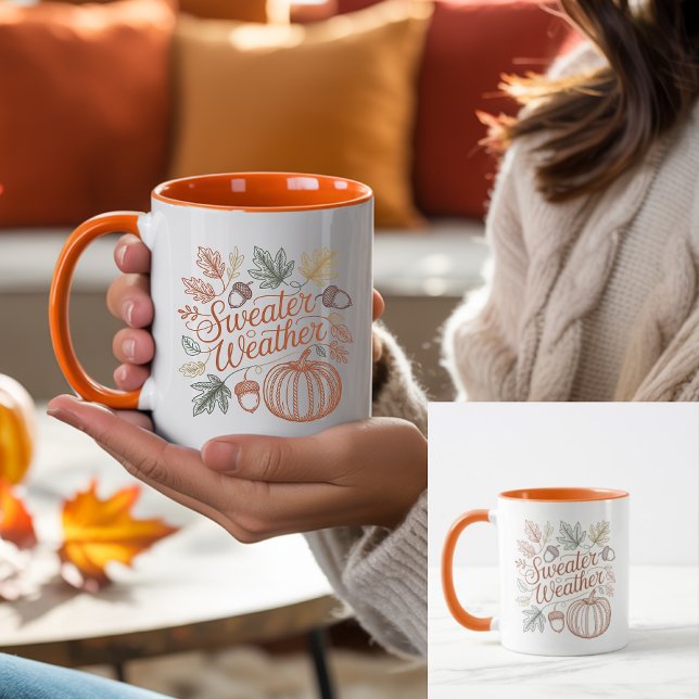 Patrimoine | Tasse de café automnal confortable de (Créateur téléchargé)