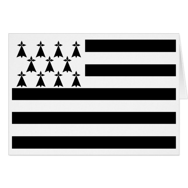 Patriotic Brittany Flag (Devant horizontal)