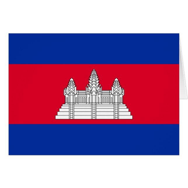 Patriotic Cambodia Flag (Devant horizontal)