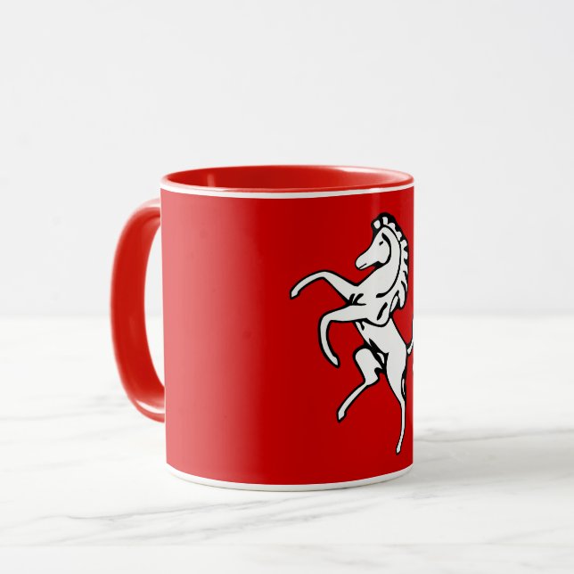 Patriotic Combo Mug with flag of Kent County (Devant gauche)