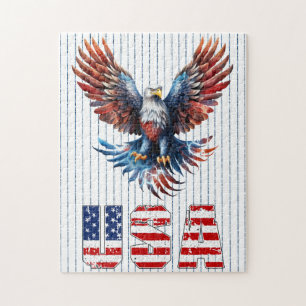 Patriotic Eagle et USA Puzzle