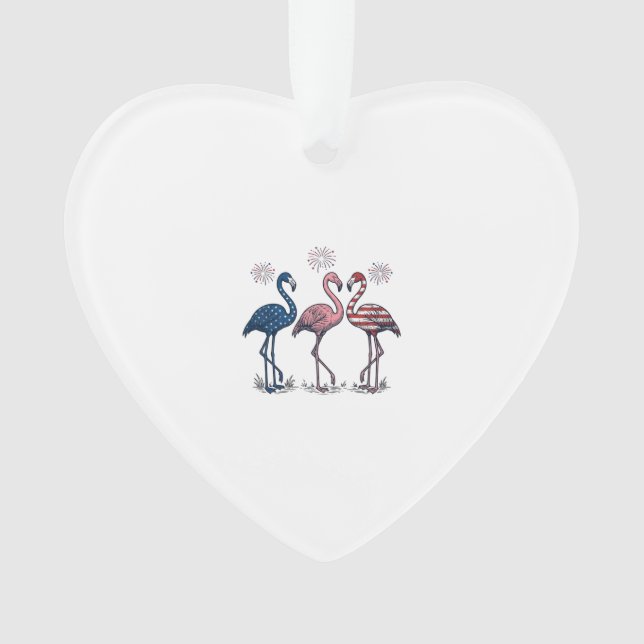 Patriotic Flamingo Trio Vintage Engraving Design_1 (devant)