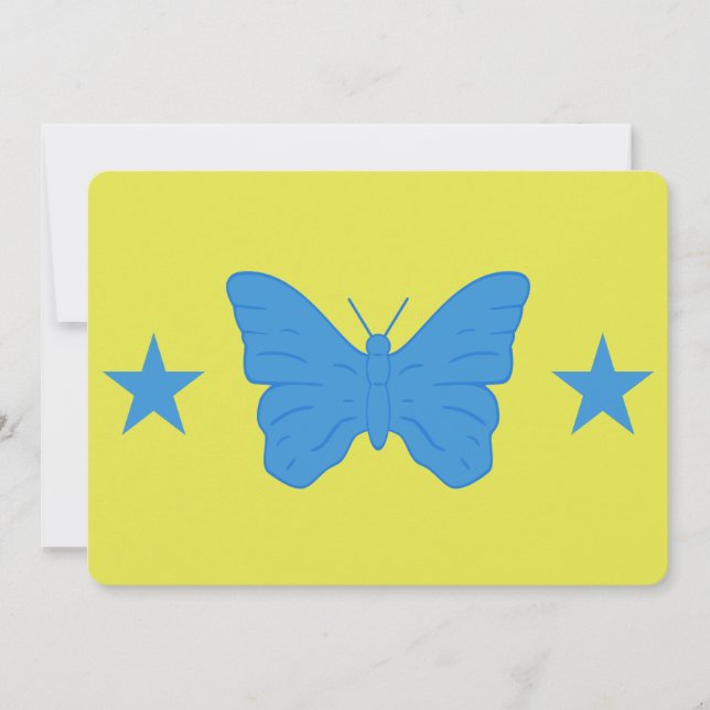 Patriotic  invitations with Flag of Bady Bassit (Devant)