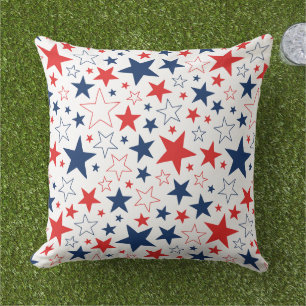 Patriotic Stars Coussin