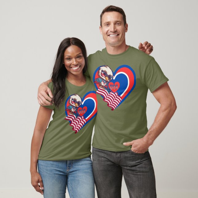 patriotic USA eagle T-Shirt (Unisexe)