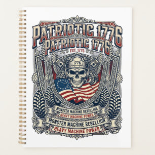 Patriotique 1776 Hors Route Crâne Monster Truck Lo
