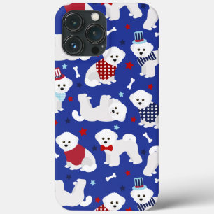 Patriotique Bichon Frise Coque-Mate coque iphone