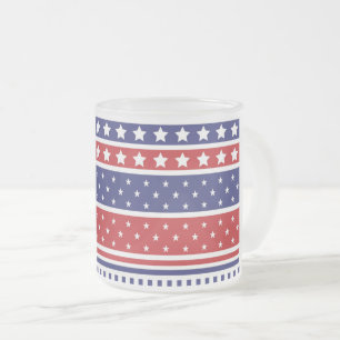 Patriotique Frosted Café Mug