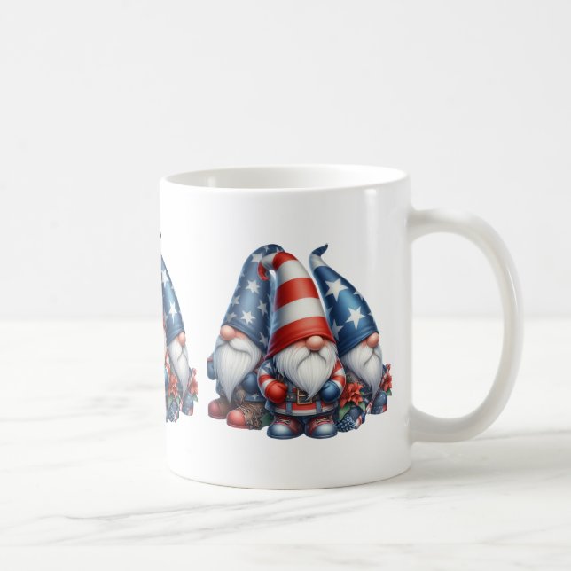 Patriotique Gnome Coffee Mug (Droite)