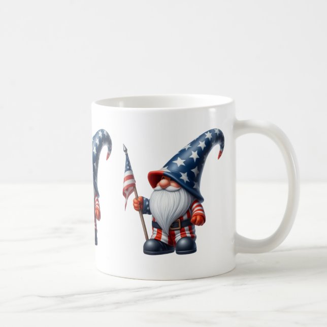 Patriotique Gnome Coffee Mug (Droite)