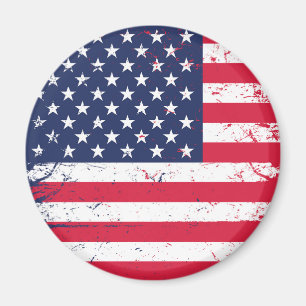 Patriotique Juillet 4 Magnet