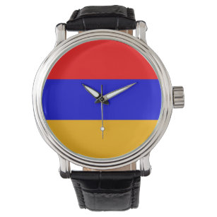 Patriotique, montre spéciale avec Drapeau d'Arméni