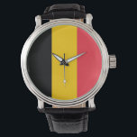 Patriotique, montre spéciale avec Drapeau de Belgi<br><div class="desc">Ajoutez une touche de fierté belge à votre collection d'accessoires avec notre montre à main exclusive avec le drapeau de Belgique ! Conçu avec une attention minutieuse aux détails, cette montre à main est plus qu’un simple garde-temps, c’est une célébration du riche patrimoine et de la fierté culturelle de la...</div>
