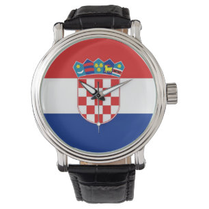Patriotique, montre spéciale avec Drapeau de Croat