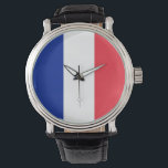 Patriotique, montre spéciale avec Drapeau de Franc<br><div class="desc">Faites une déclaration intemporelle avec notre montre à main exclusive avec le drapeau de la France ! Réalisée avec une attention minutieuse aux détails, cette montre à main n’est pas seulement un accessoire fonctionnel, c’est une célébration de la culture et du patrimoine français. Le design dynamique met en valeur l'emblématique...</div>