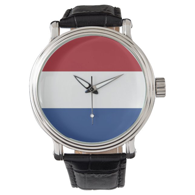 Patriotique, montre spéciale avec Drapeau de Pays- (devant)