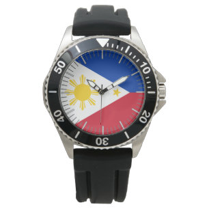 Patriotique, montre spéciale avec drapeau des Phil
