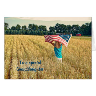 Patriotique pour petite-fille