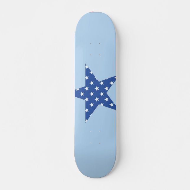 Patriotique Star Skateboard (Devant)