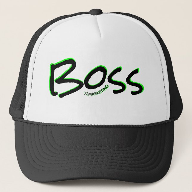 patron de casquette de camionneur du logo (Devant)