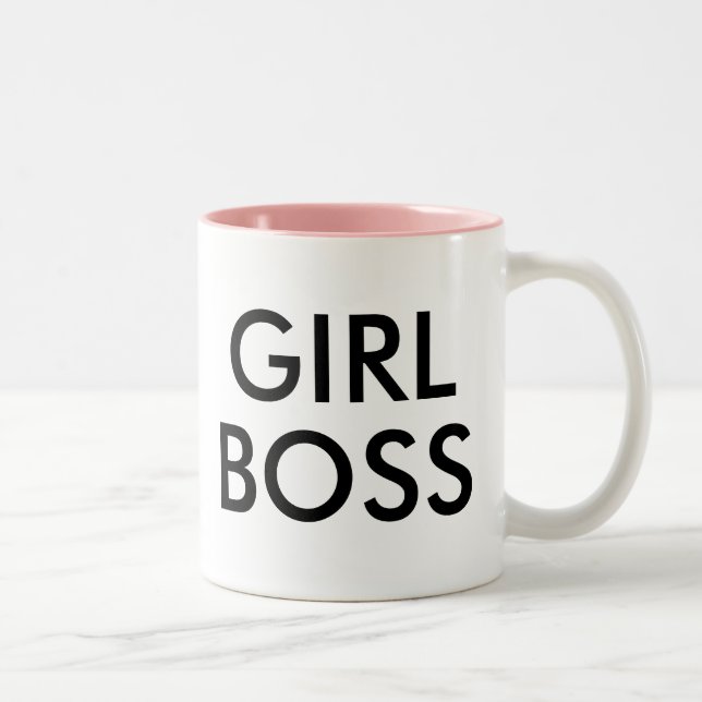 Patron de fille | Drôle Humour Slogan Mug (Droit)