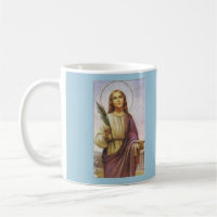 Patron de Lucy* de saint de tasse de cécité