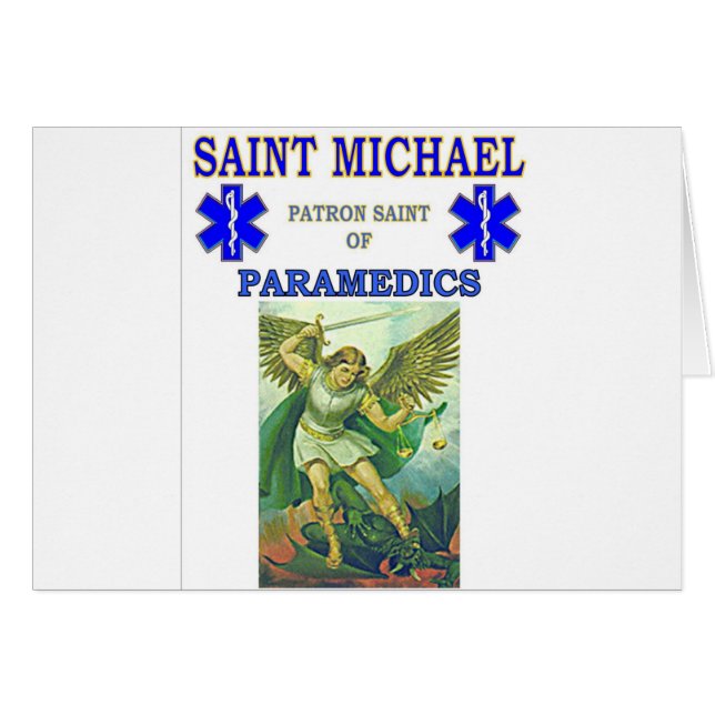 PATRON SAINT DE PARAMEDICS (Devant horizontal)